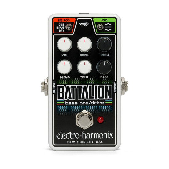Electro-Harmonix Nano Battalion basszusgitár EQ és DI-Box pedál