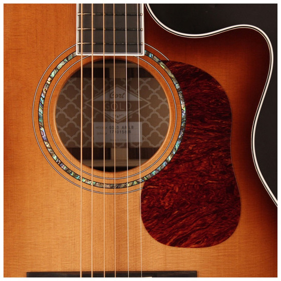 Cort Gold A8 LB elektro-akusztikus gitár tokkal