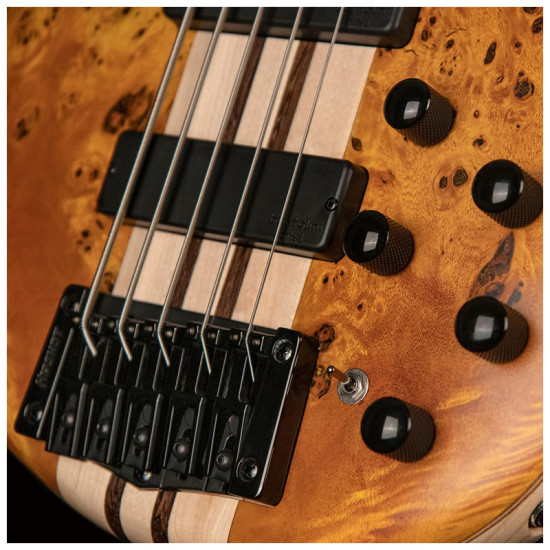 Cort A5 Plus SC AOP 5 húros basszusgitár tokkal