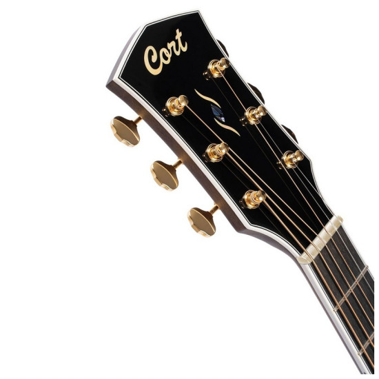 Cort Gold OC8 NAT elektro-akusztikus tokkal