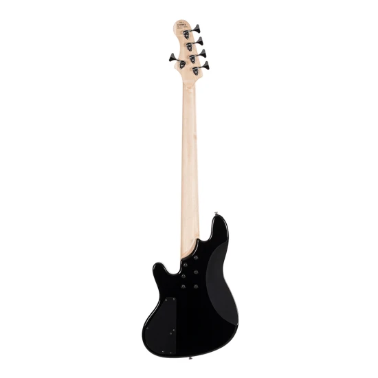 Cort NJS5 öthúros elektromos basszusgitár fekete, tokkal