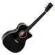 Sigma 000M-1E BK elektro-akusztikus gitár