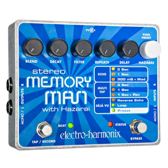 Electro-Harmonix Stereo Memory Man Hazarai pedál