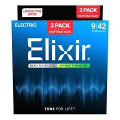Elixir OptiWeb (16571) 9-42 Super Light elektromos húrkészlet 3db