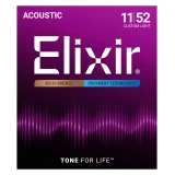 Elixir 80/20 Bronze PolyWeb 11-52(11025) Custom Light akusztikus húrkészlet