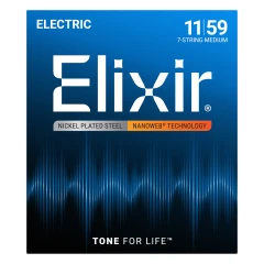 Elixir NanoWeb (12106) 11-59 7-String medium elektromos húrkészlet