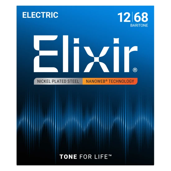 Elixir NanoWeb (12302) 12-68 Baritone elektromos húrkészlet