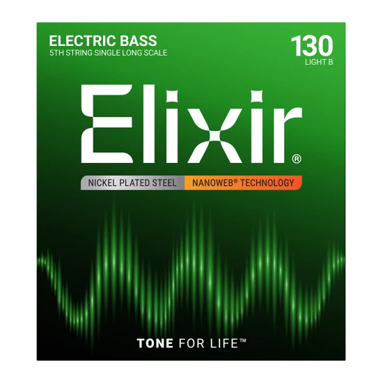 Elixir NanoWeb (15430) 5th .130 Medium B basszusgitár húr