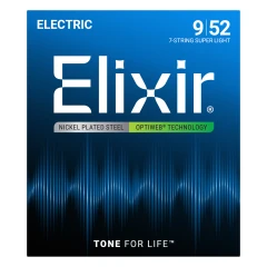 Elixir OptiWeb (19007) 9-52 7- String Super Light elektromos húrkészlet