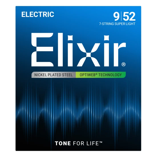 Elixir OptiWeb (19007) 9-52 7- String Super Light elektromos húrkészlet