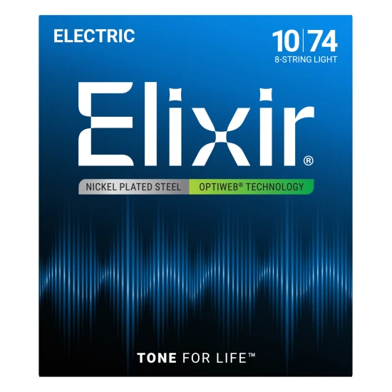 Elixir OptiWeb (19062) 10-74 8- String Lightelektromos húrkészlet