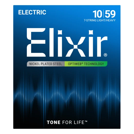 Elixir OptiWeb (19074) 10-59 7- String Light/Heavy elektromos húrkészlet