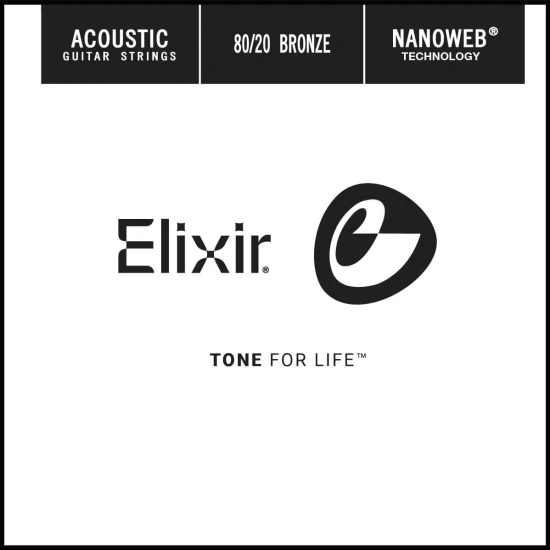 Elixir NanoWeb 80/20 Bronze akusztikus gitárhúr .030