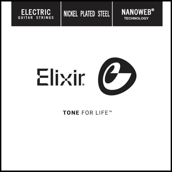 Elixir NanoWeb acél elektromos gitárhúr .024