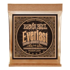 Ernie Ball 2546 Everlast Coated Phosphor Bronze 12-54 húrkészlet