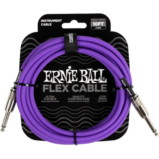 Ernie Ball 6415 Flexcable 3m gitárkábel lila