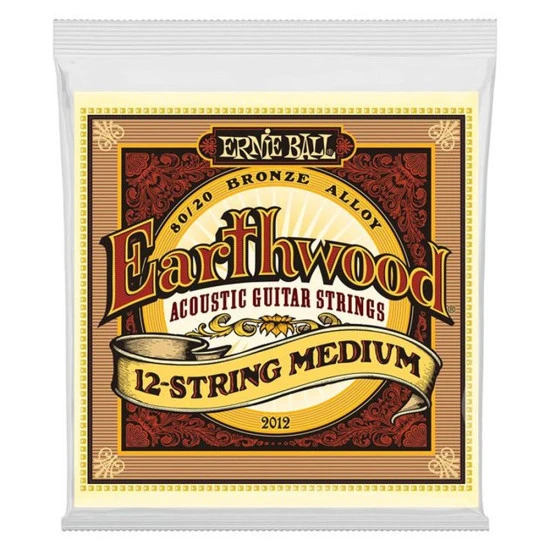 Ernie Ball 2012 Earthwood 80/20 bronz húrkészlet 11-52 (12 húros)