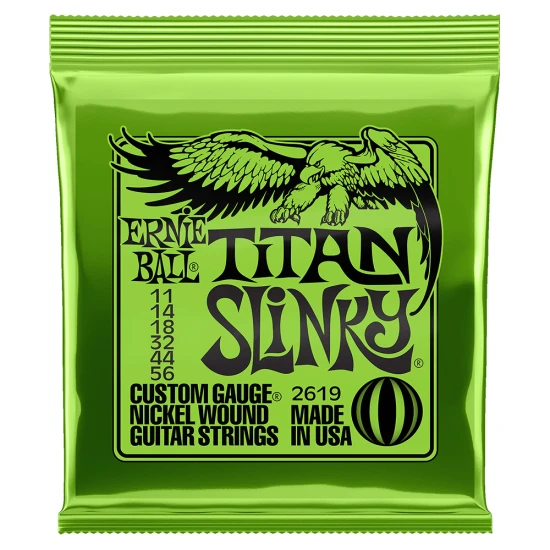 Ernie Ball 2619 Titan Slinky húrkészlet 11-56