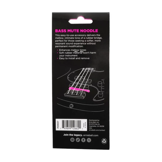 Ernie Ball 9637 Mute Noodle Bass Rubber Bridge