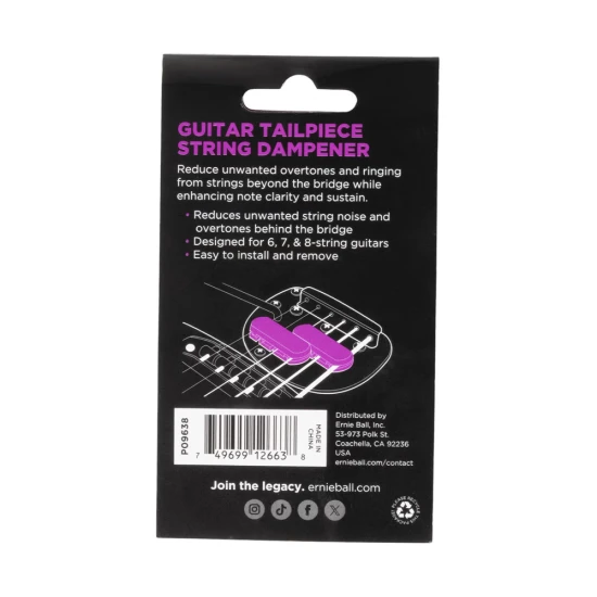 Ernie Ball 9638 Tailpiece String Dampener húrtompító