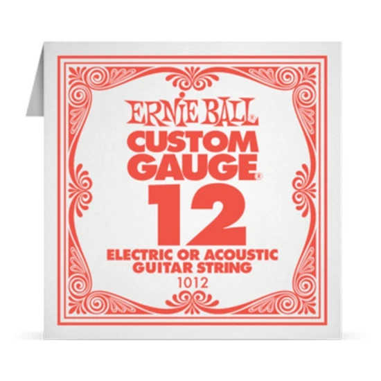 Ernie Ball Single Plain Steel 012