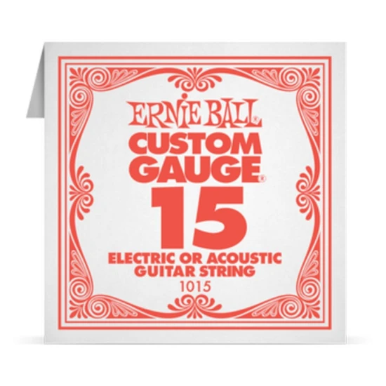 Ernie Ball Single Plain Steel 015