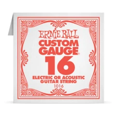 Ernie Ball Single Plain Steel 016