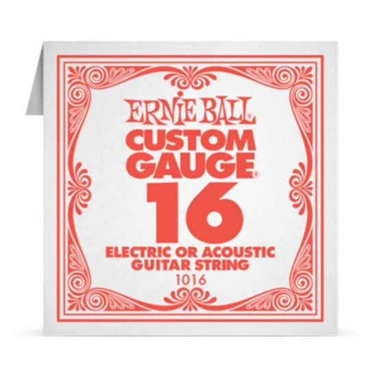 Ernie Ball Single Plain Steel 016
