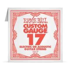 Ernie Ball Single Plain Steel 017