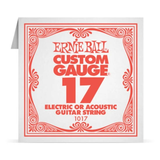 Ernie Ball Single Plain Steel 017