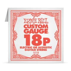 Ernie Ball Single Plain Steel 018
