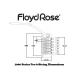 Floyd Rose FRTP2000 1000 Series Pro Tremolo Black
