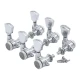 Gotoh SG301-04 MG-T L3+R3 Chrome satus gitár hangolókulcs készlet