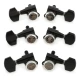 Gotoh SG381-01 MG-T 3L+3R Black satus gitár hangolókulcs készlet
