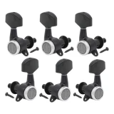 Gotoh SG381-01 MG-T 3L+3R Black satus gitár hangolókulcs készlet