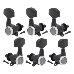 Gotoh SG381-01 MG-T 3L+3R Black satus gitár hangolókulcs készlet