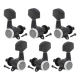 Gotoh SG381-01 MG-T 3L+3R Black satus gitár hangolókulcs készlet
