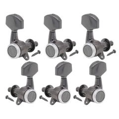 Gotoh SG381-01 MG-T 3L+3R Cosmo Black satus gitár hangolókulcs készlet