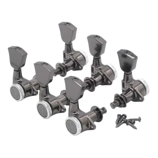 Gotoh SG301-04 MG-T L3+R3 Cosmo Black satus gitár hangolókulcs készlet