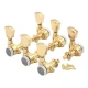 Gotoh SG301-04 MG-T L3+R3 Gold satus gitár hangolókulcs készlet
