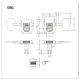 Gotoh GB2-4L Nickel basszusgitár hangolókulcs