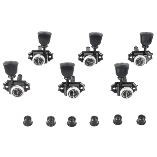 Gotoh SD90 MG-T-SLB Black satus gitár hangolókulcs készlet