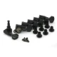 Gotoh SG381-07 6L Black gitár hangolókulcs készlet