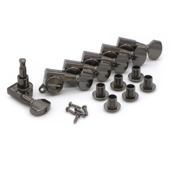 Gotoh SG381-07 6L Cosmo Black gitár hangolókulcs készlet