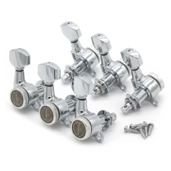 Gotoh SG381-07 MG-T 3L+3R Chrome satus gitár hangolókulcs készlet