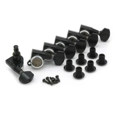 Gotoh SG381-07 MG-T 6L Black satus gitár hangolókulcs készlet