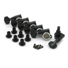 Gotoh SG381-07 MG-T 6R Black satus gitár hangolókulcs készlet