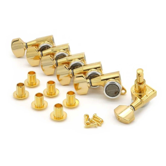 Gotoh SG381-07 MG-T 6R Gold satus gitár hangolókulcs készlet