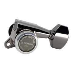 Gotoh SG381-07 MG-T 3L+3R Cosmo Black satus gitár hangolókulcs készlet