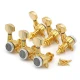 Gotoh SG381-07 MG-T 3L+3R Gold satus gitár hangolókulcs készlet